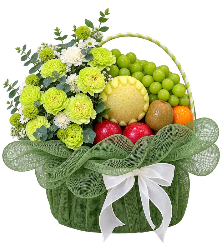 Giỏ trái cây chia buồn - 0975