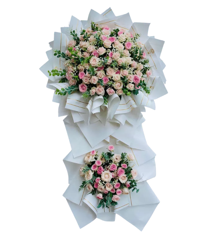 Hoa đám tang 2 tầng - 0355