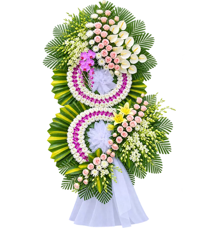 Hoa đám tang 3 tầng - 1444